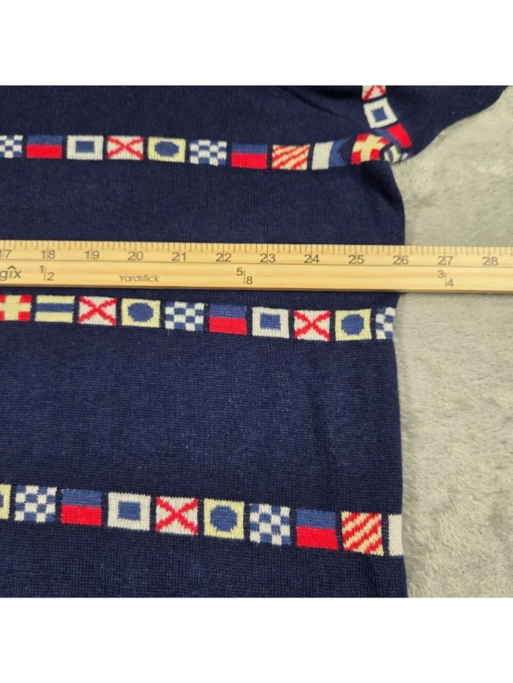 Vineyard Vines Sweater Mens XXL Navy Burgee Flag Cashmere Blend Nautical NEW